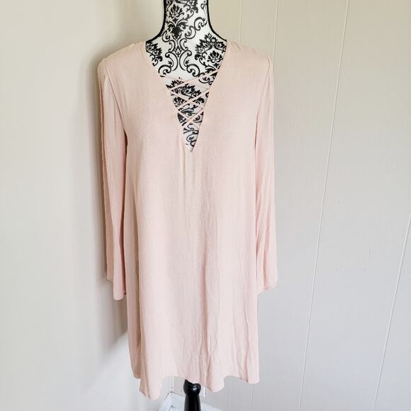 ASTR Long Sleeve Mini Sheath Dress - Picture 1 of 3